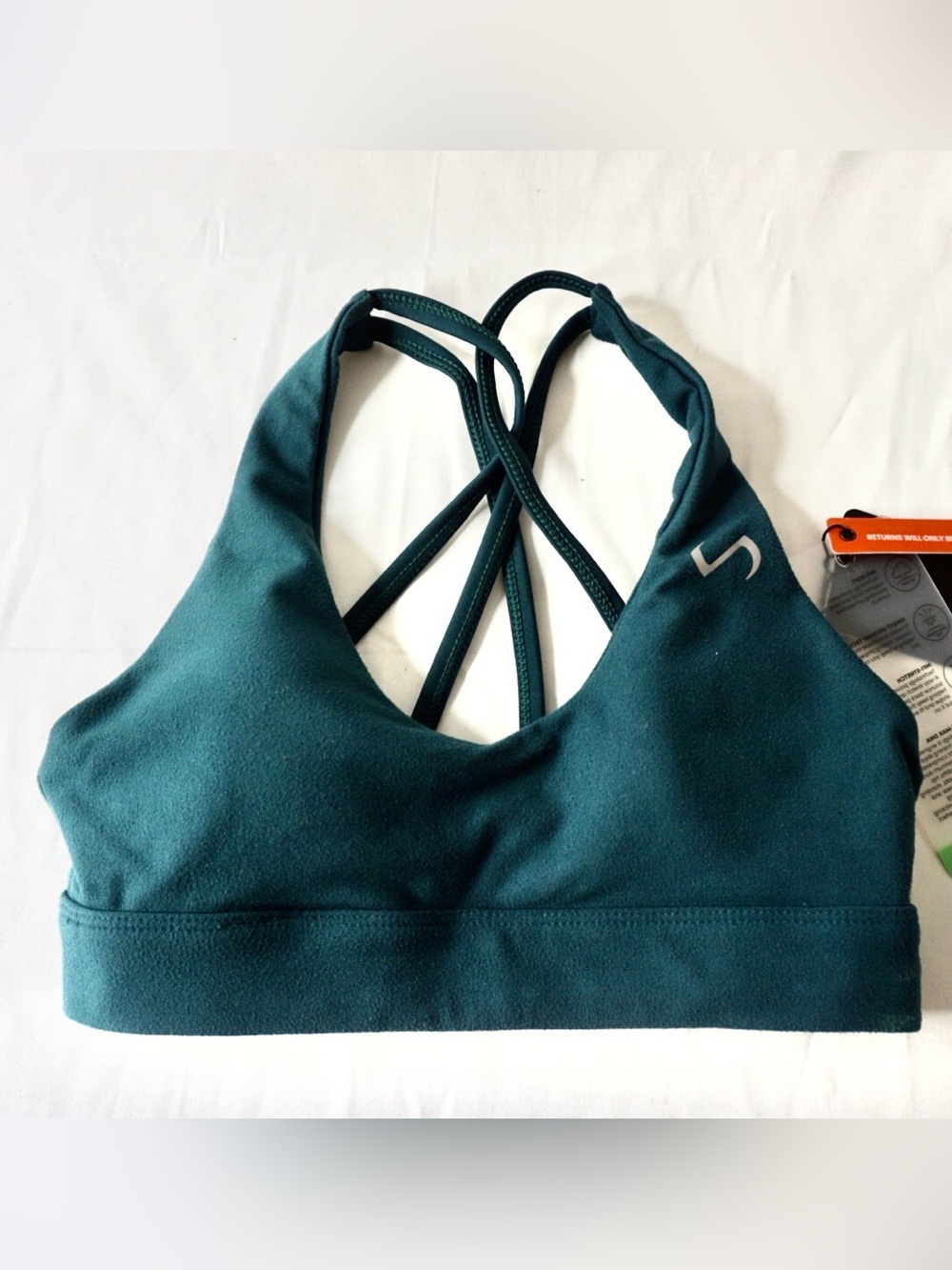 Women’s Strappy Sports Bra - Deep Teal